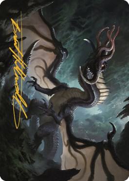Brainstealer Dragon Art Card (Gold-Stamped Signature) [Art Series: Commander Legends: Battle for Baldur's Gate] 31