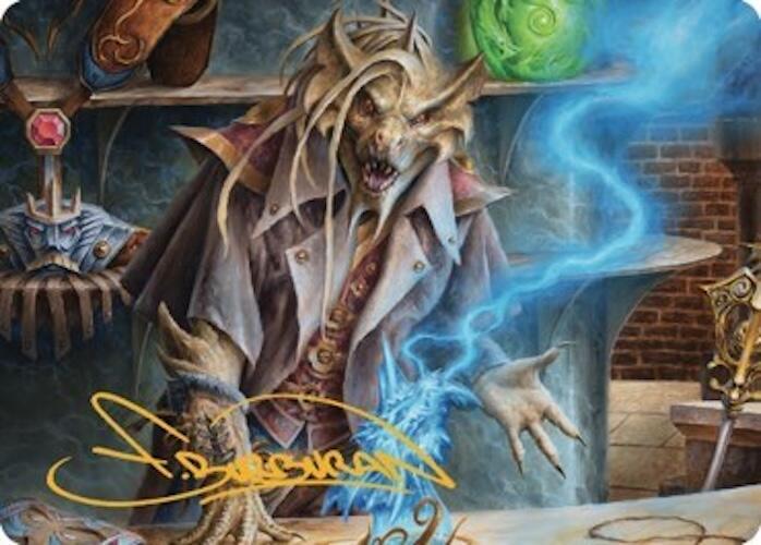 Renari, Merchant of Marvels Art Card (Gold-Stamped Signature) [Art Series: Commander Legends: Battle for Baldur's Gate] 30