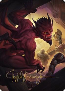 Imp Art Card (Gold-Stamped Signature) [Art Series: Commander Legends: Battle for Baldur's Gate] 19