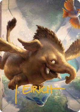 Hollyphant Art Card (Gold-Stamped Signature) [Art Series: Commander Legends: Battle for Baldur's Gate] 18