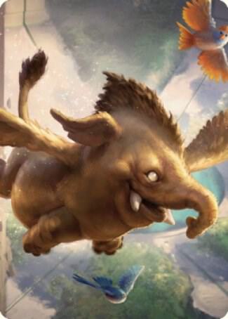 Hollyphant Art Card [Art Series: Commander Legends: Battle for Baldur's Gate] 18