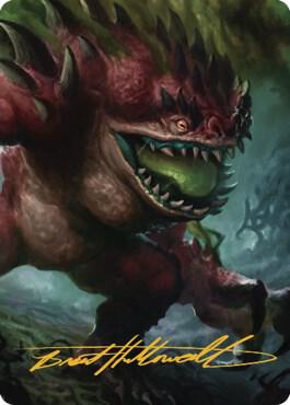 Hezrou Art Card (Gold-Stamped Signature) [Art Series: Commander Legends: Battle for Baldur's Gate] 17