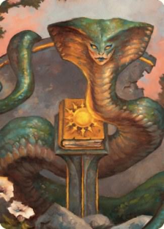 Guardian Naga Art Card [Art Series: Commander Legends: Battle for Baldur's Gate] 16