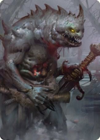 Gray Slaad Art Card [Art Series: Commander Legends: Battle for Baldur's Gate] 15