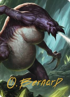 Ettercap Art Card (Gold-Stamped Signature) [Art Series: Commander Legends: Battle for Baldur's Gate] 14