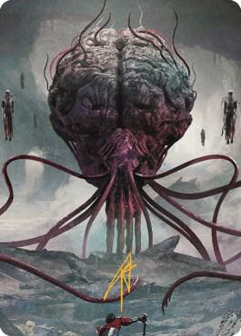 Elder Brain Art Card (Gold-Stamped Signature) [Art Series: Commander Legends: Battle for Baldur's Gate] 13