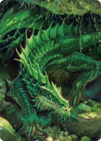 Adult Green Dragon Art Card [Art Series: Commander Legends: Battle for Baldur's Gate] 1
