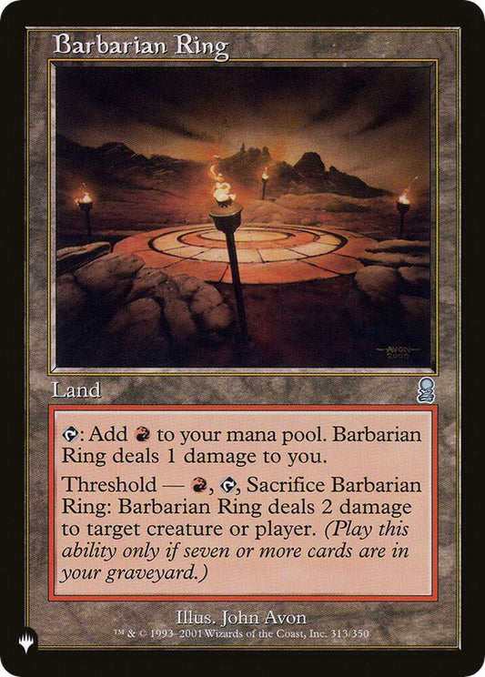 Barbarian Ring [The List Reprints] 313/350