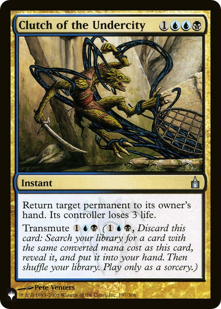 Clutch of the Undercity [The List Reprints] 197/306