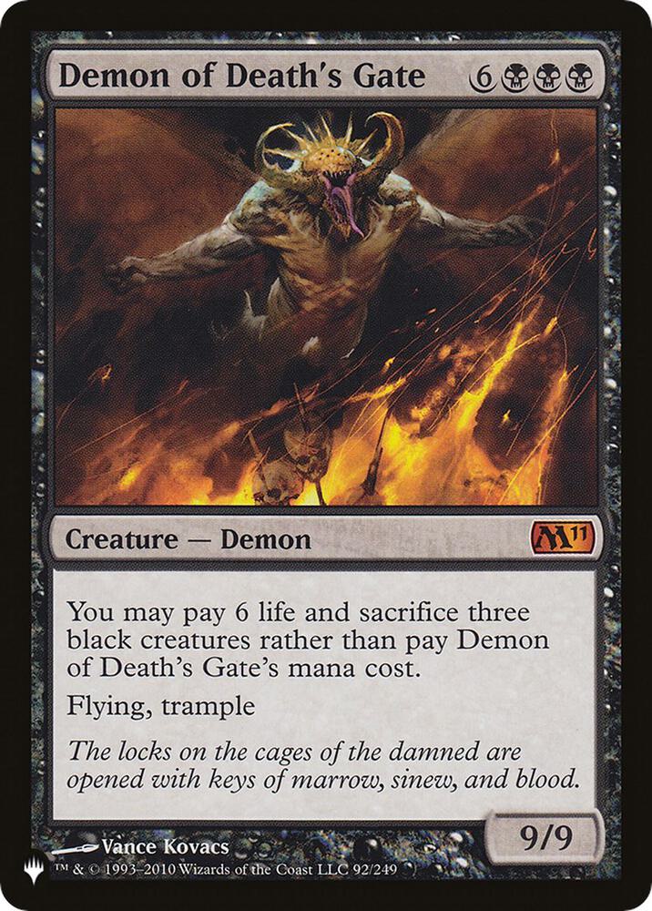 Demon of Death's Gate [The List Reprints] 92/249