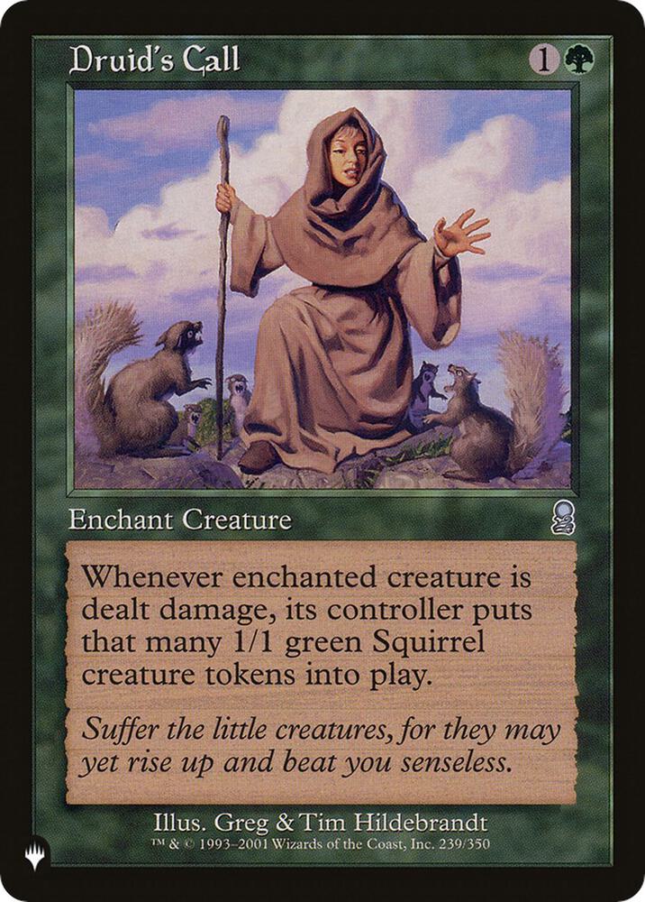 Druid's Call [The List Reprints] 239/350