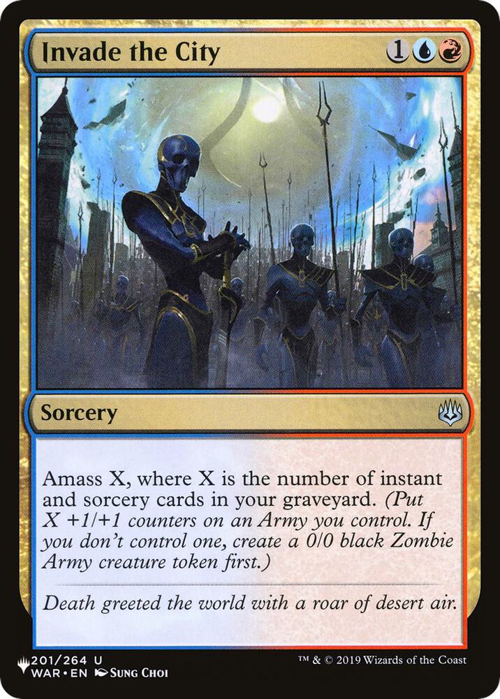 Invade the City [The List Reprints] 201/264