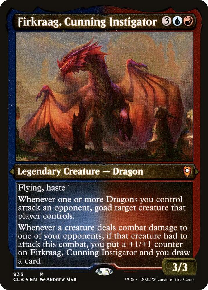 Firkraag, Cunning Instigator (Display Commander) - Thick Stock [Commander Legends: Battle for Baldur's Gate] 933