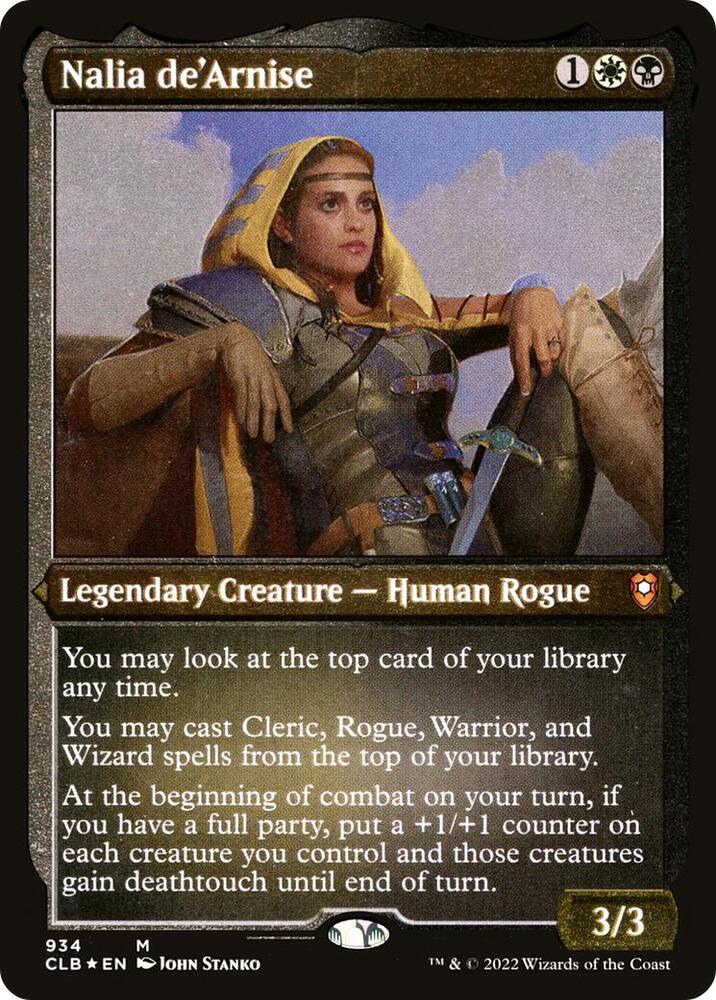 Nalia de'Arnise (Display Commander) - Thick Stock [Commander Legends: Battle for Baldur's Gate] 934