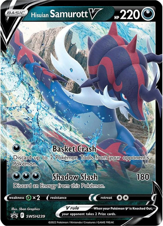 Hisuian Samurott V - SWSH239 [SWSH: Sword & Shield Promo Cards] SWSH239