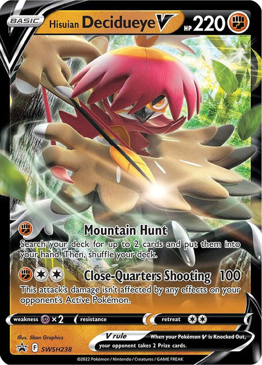Hisuian Decidueye V - SWSH238 [SWSH: Sword & Shield Promo Cards] SWSH238