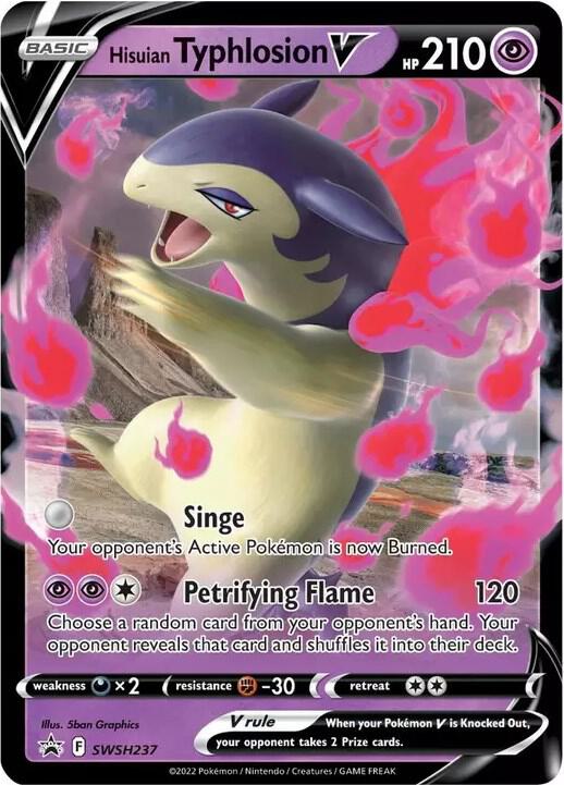Hisuian Typhlosion V - SWSH237 [SWSH: Sword & Shield Promo Cards] SWSH237