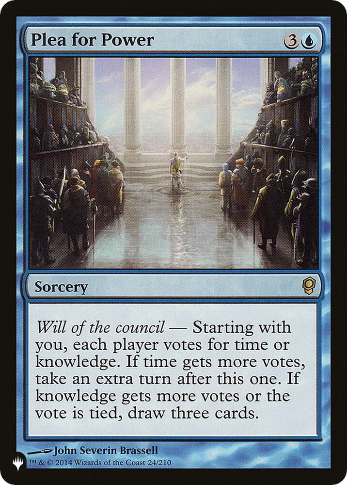Plea for Power [The List Reprints] 24/210