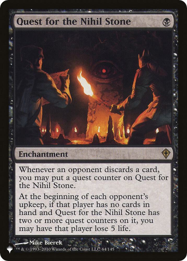 Quest for the Nihil Stone [The List Reprints] 64/145