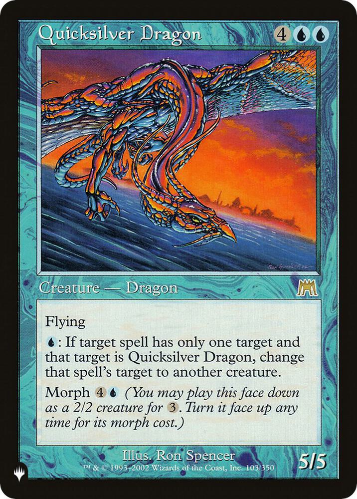 Quicksilver Dragon [The List Reprints] 103/350