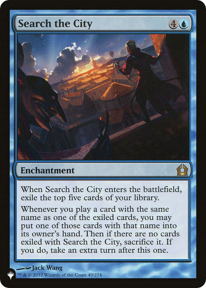 Search the City [The List Reprints] 49/274