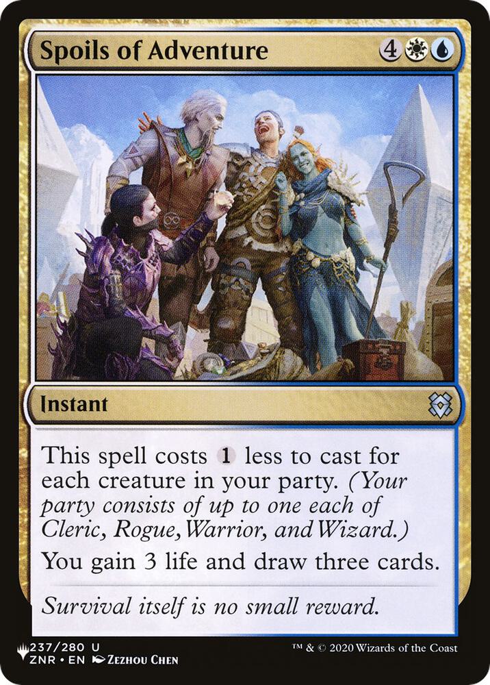 Spoils of Adventure [The List Reprints] 237