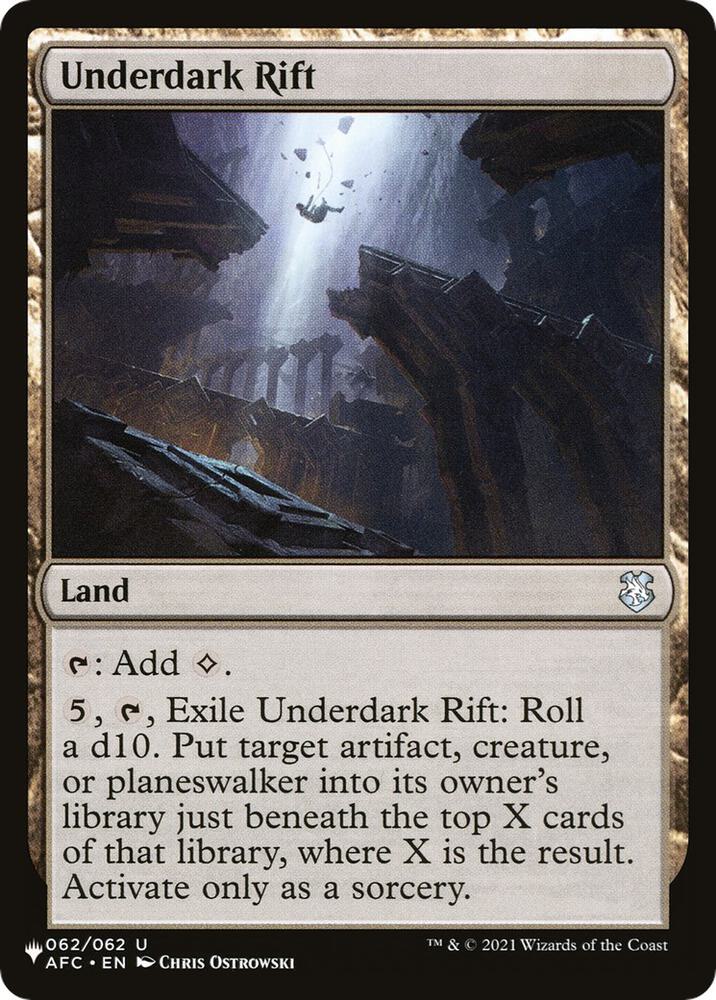 Underdark Rift [The List Reprints] 062/062