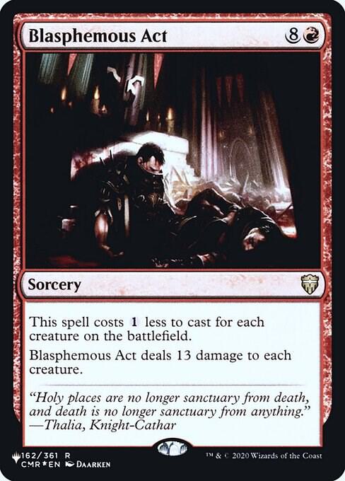 Blasphemous Act (CMR) [The List Reprints] 162