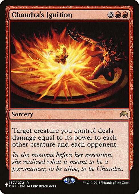 Chandra's Ignition [The List Reprints] 137