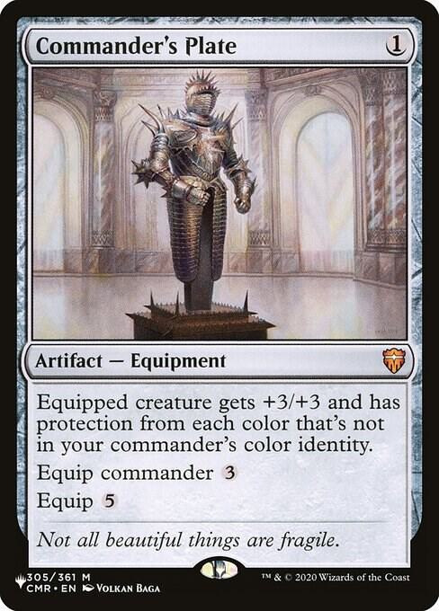 Commander's Plate [The List Reprints] 305/361