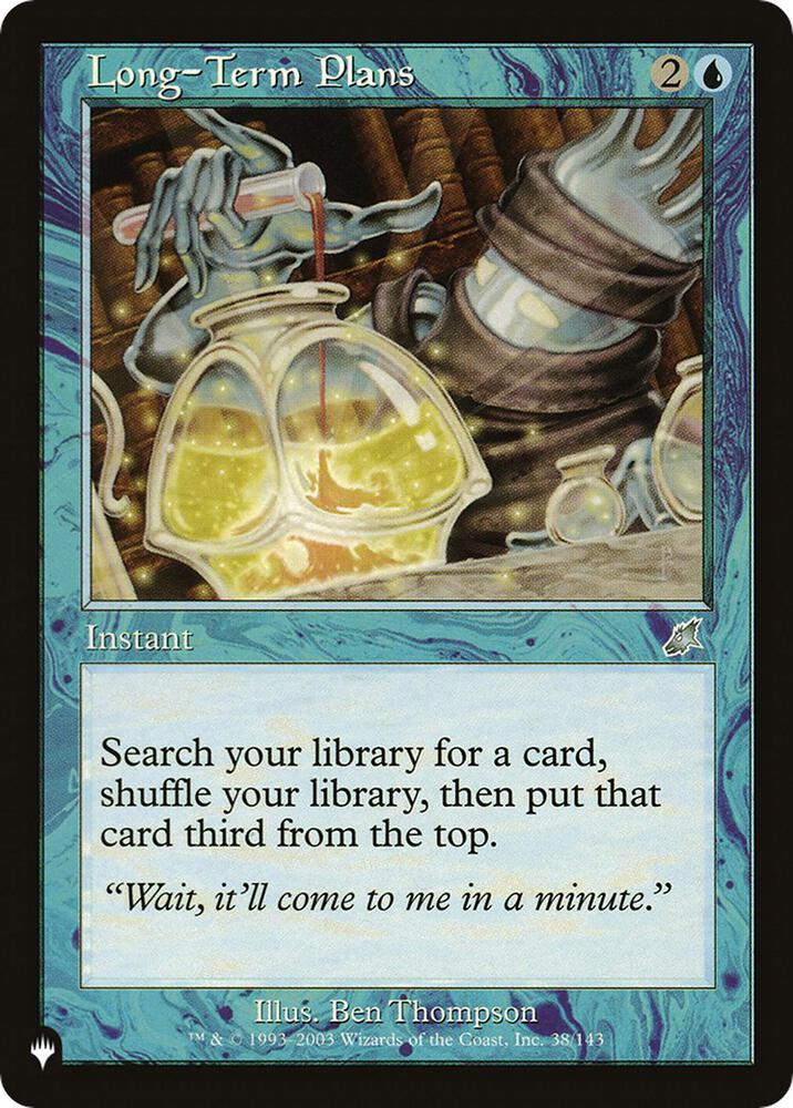 Long-Term Plans [The List Reprints] 38