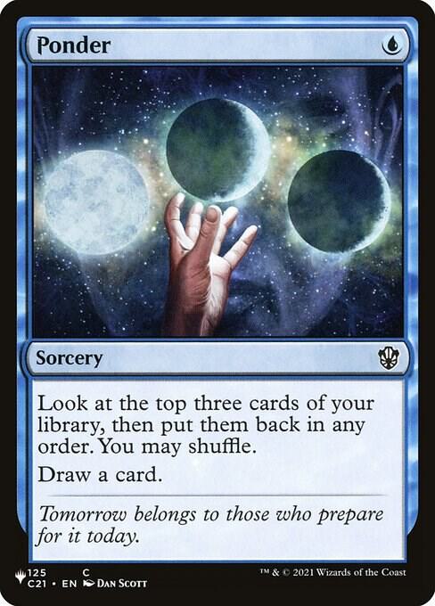 Ponder [The List Reprints] 125