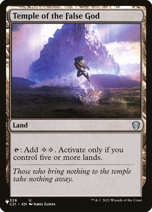Temple of the False God (C21) [The List Reprints] 326