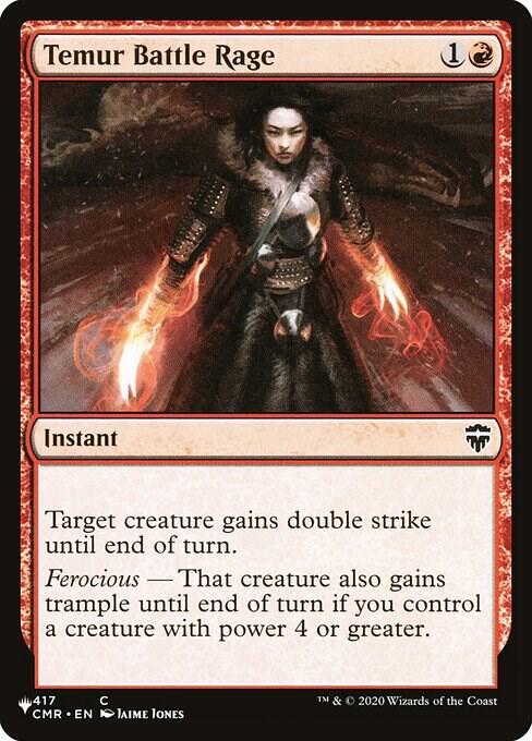 Temur Battle Rage (CMR) [The List Reprints] 417