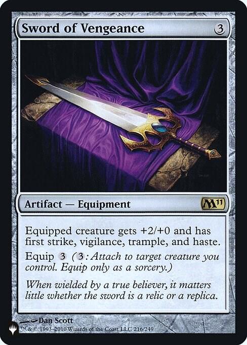 Sword of Vengeance [The List Reprints] 216