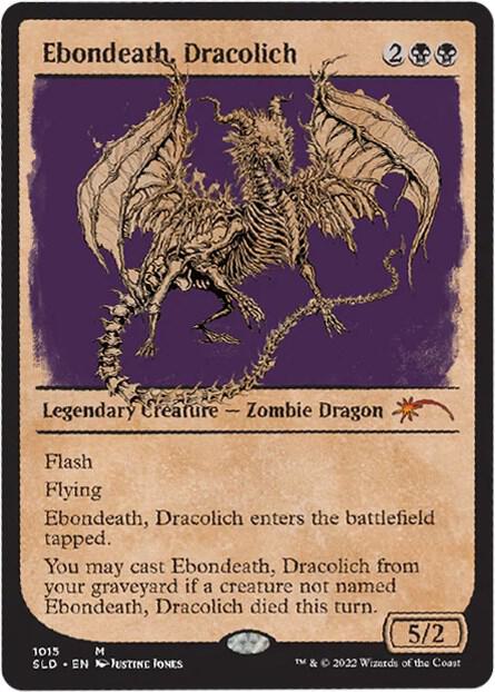 Ebondeath, Dracolich (Showcase) [Secret Lair Drop Series] 1014