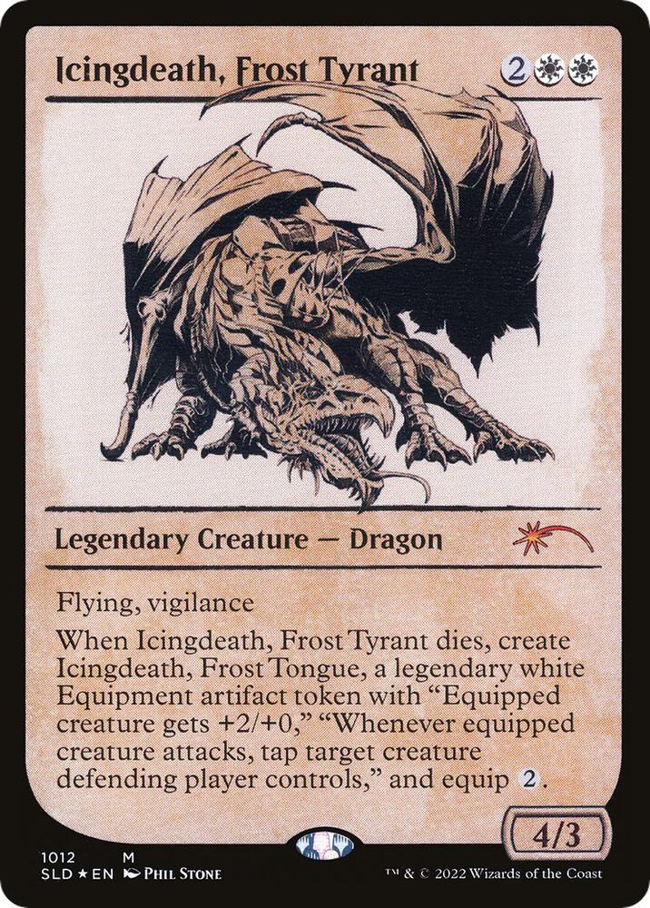 Icingdeath, Frost Tyrant (Showcase) [Secret Lair Drop Series] 1012