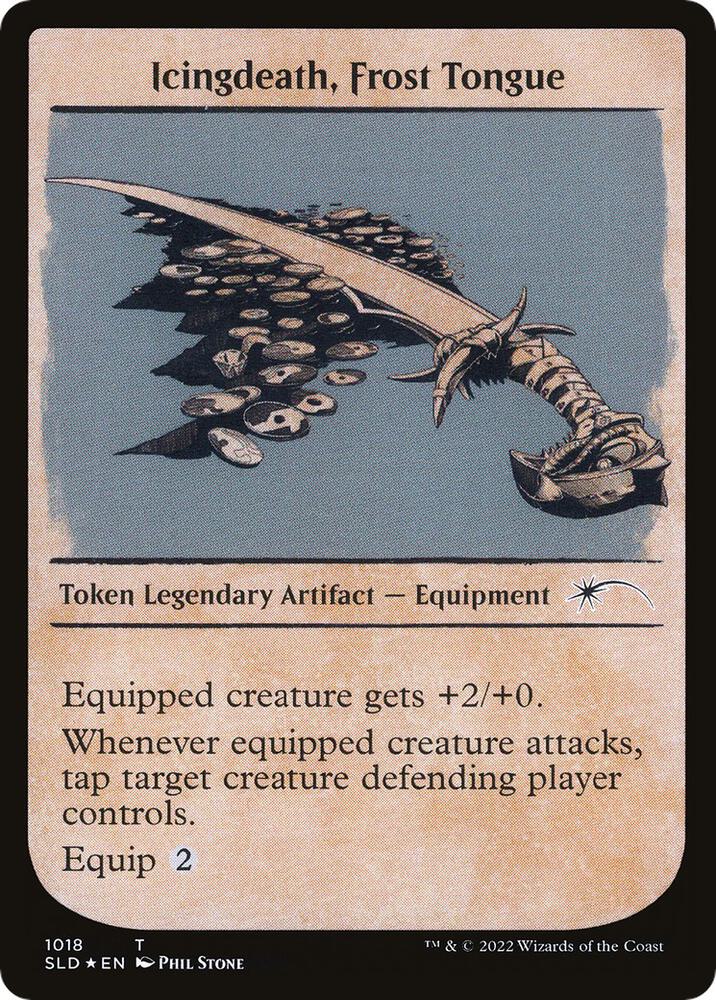 Icingdeath, Frost Tongue Token (Showcase) [Secret Lair Drop Series] 1018