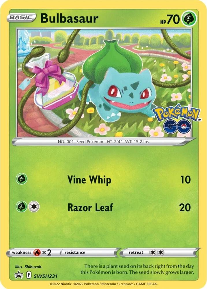 Bulbasaur - SWSH231 [SWSH: Sword & Shield Promo Cards] SWSH231