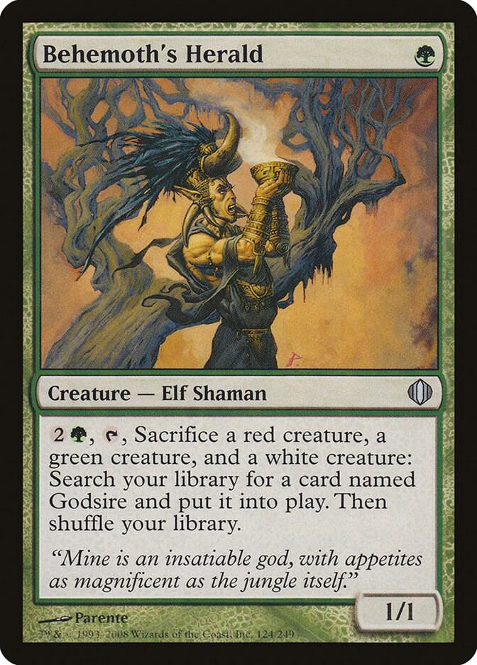 Behemoth's Herald [Shards of Alara] 124
