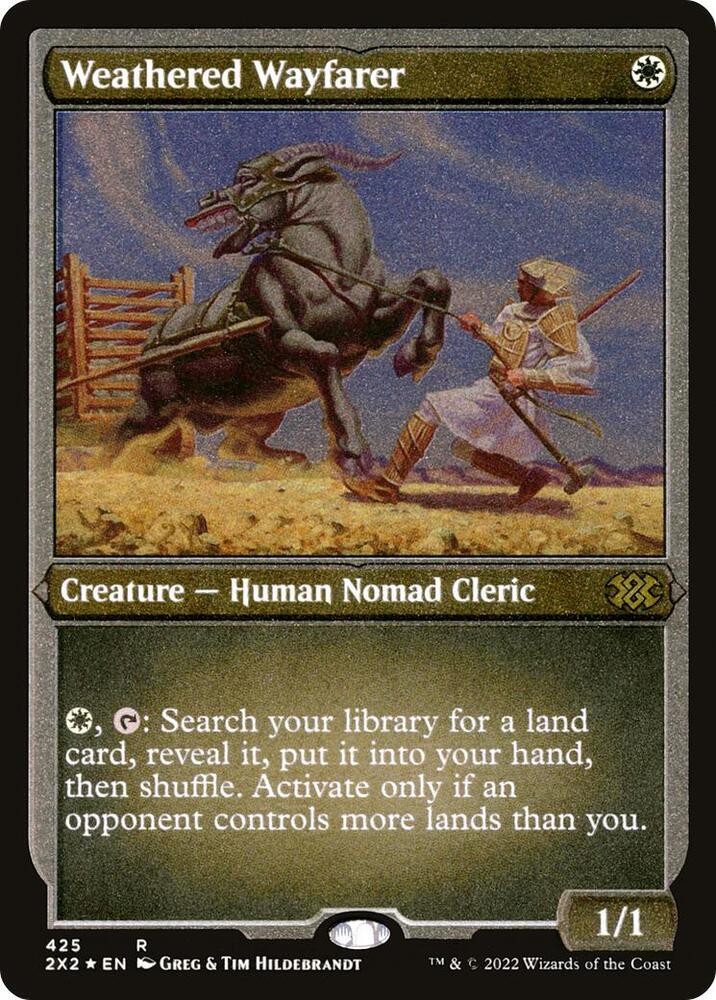 Weathered Wayfarer (Foil Etched) [Double Masters 2022] 425