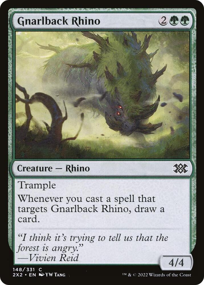 Gnarlback Rhino [Double Masters 2022] 148