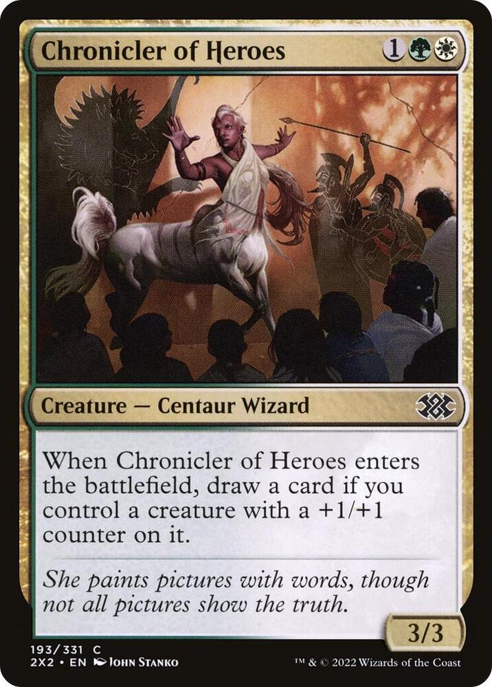 Chronicler of Heroes [Double Masters 2022] 193