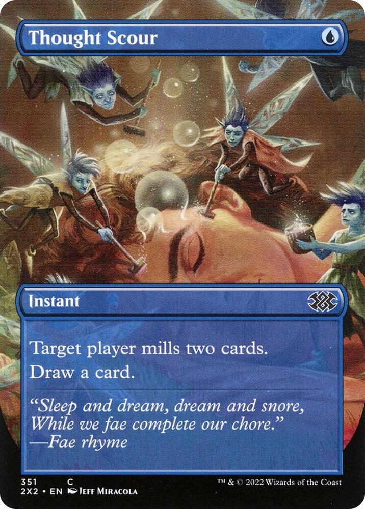 Thought Scour (Borderless) [Double Masters 2022] 351