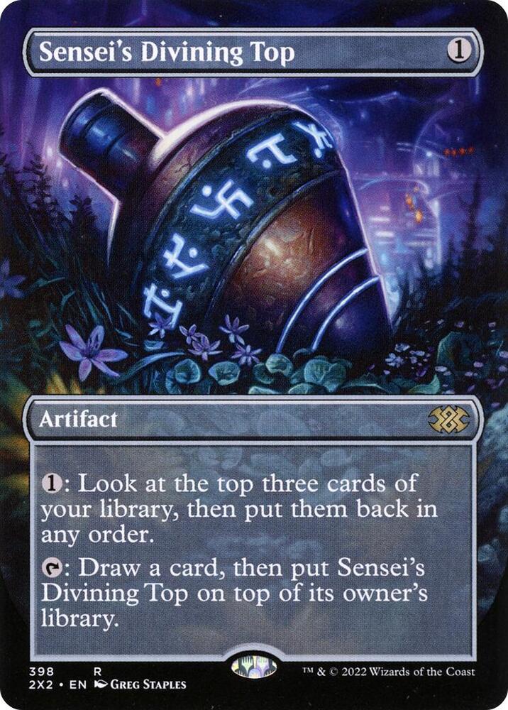 Sensei's Divining Top (Borderless) [Double Masters 2022] 398