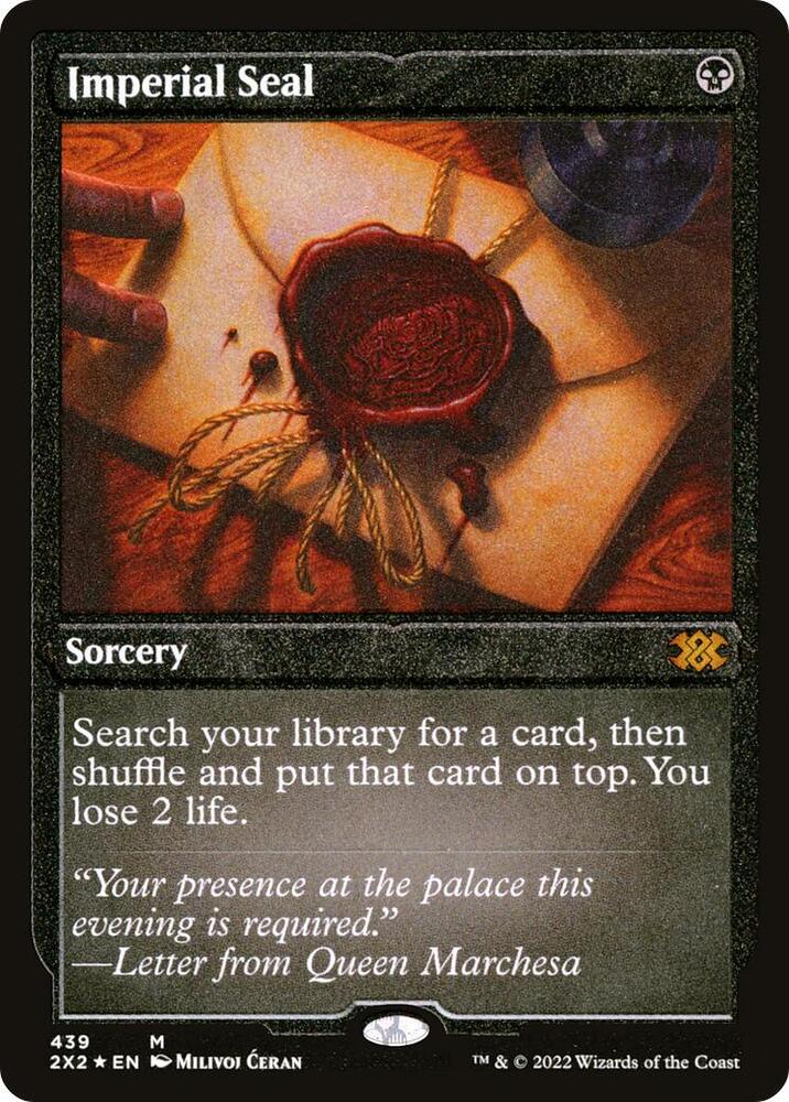 Imperial Seal (Foil Etched) [Double Masters 2022] 439