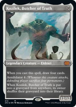 Kozilek, Butcher of Truth (Foil Etched) [Double Masters 2022] 414