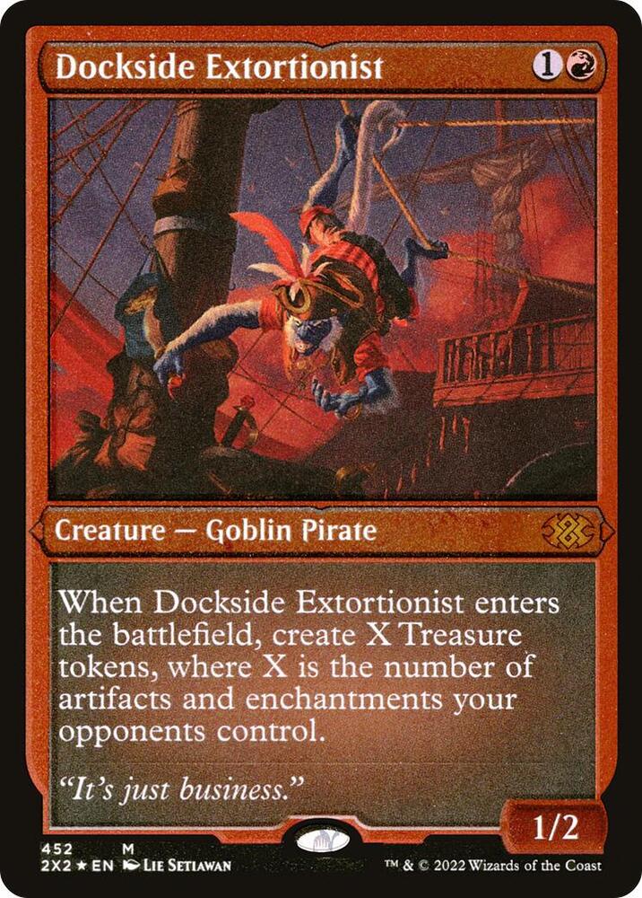 Dockside Extortionist (Foil Etched) [Double Masters 2022] 452