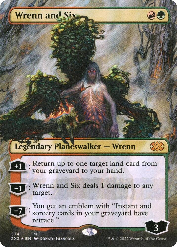 Wrenn and Six (Textured Foil) [Double Masters 2022] 574