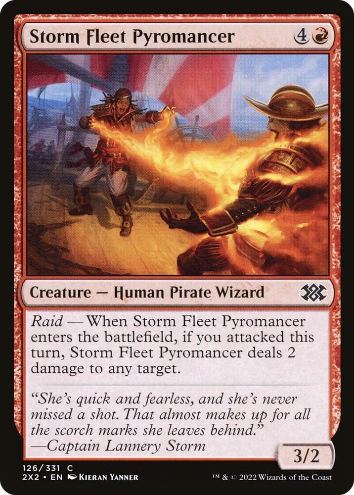 Storm Fleet Pyromancer [Double Masters 2022] 126
